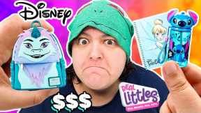 WEIRD Set! Unboxing Disney Real Littles Backpacks & Handbags!