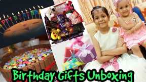 Birthday gifts 🎁 unboxing ❤ || Opening birthday gifts - Vlogs 28@Pankti Goonj World