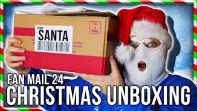 CHRISTMAS PRESENT OPENING! (BEST FAN MAIL EVER!)