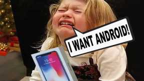 Spoiled Kids Opening Christmas Presents..