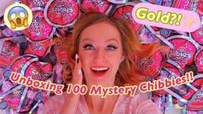 UNBOXING 100 MYSTERY SURPRISE CHIBIES TOYS!!😱🥺✨*WE FOUND A RARE GOLD?!*🤭(EXTREME ASMR!)😍