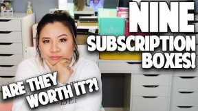 NINE Beauty & K-Beauty SUBSCRIPTION BOXES || August 2019 (I know I'm late LOL)