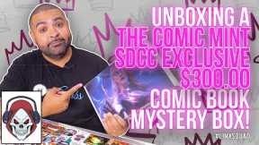 UNBOXING A COMIC MINT $300.00 SDCC EXCLUSIVE COMIC BOOK MYSTERY BOX!
