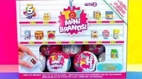 TOY MINI BRANDS SERIES 2 UNBOXING Zuru 5 Surprise Ball Box Blind Bag Toy Opening!