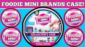 UNBOXING FOODIE MINI BRANDS COLLECTOR'S CASE!