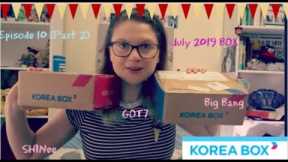 Vlog: Unboxing Monthly Korea Box Ep 11: July 2019- Big Bang, SHINee, GOT7