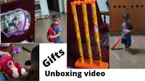 Birthday gifts unboxing video// My son birthday gifts