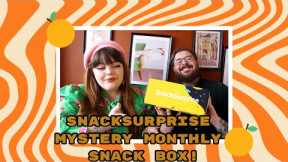 TRYING SNACK SURPRISE SUBSCRIPTION BOX WITH MY FIANCE!