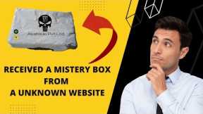 Received A mystery box from unknown website(Dark Web)