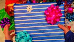 Opening A Christmas Present - A Gift Idea For Boys and Girls - An Oddly Satisfying Video