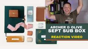 Reacting to the Archer and Olive September Subscription Box Unboxing Video !! SPOILERS !!