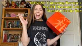 BOKKSU Unboxing/Review + $15 Off Discount Code | Manatsu Fruits Box