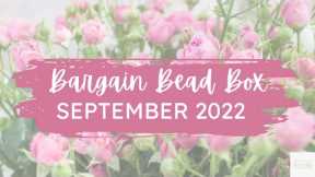 Bargain Bead Box | September 2022 | Monthly Subscription Unboxing