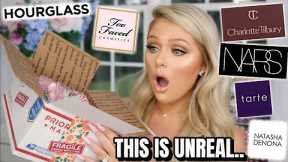 $100 MAKEUP MYSTERY BOX UNBOXING | ALL HIGH END MAKEUP OMG