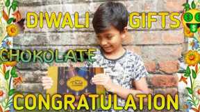 DIWALI GIFTS || CHOKOLATE BOX UNBOXING || #diwali #gift #choklate || secret box unboxing video
