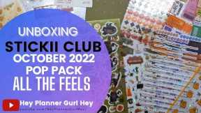 💜 STICKII CLUB - October 2022 - POP PACK -  All the Feels