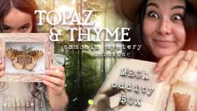 🦇 MEGA ODDITY BOX!!!! 🦇  35+ items! Topaz&Thyme Samhain Mystery Box Unboxing || Bumblebee Fern