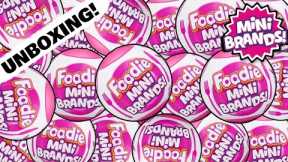 UNBOXING FOODIE MINI BRANDS!!