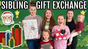 SECRET SANTA SiBLING GiFT EXCHANGE w/ 6 KiDS 2022!!🎁