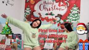 Yay! It's time to unboxing my Christmas  gifts from my Boys /Dhorz  Peterkenn