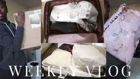 WEEKLY VLOG |  AMAZON UNBOXING + PACK WITH ME TO GO SEE MY FAMILY