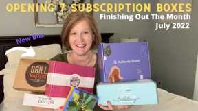Opening 7 Subscription Box | July 2022 | Finishing Out the Month