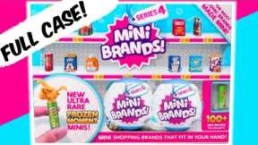 FULL CASE UNBOXING MINI BRANDS SERIES 4!! Zuru 5 Surprise Toy Blind Bag Opening!!