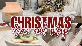 2022 COZY CHRISTMAS CLEAN WITH ME / WRAPPING CHRISTMAS PRESENTS + what I got the kids for Christmas