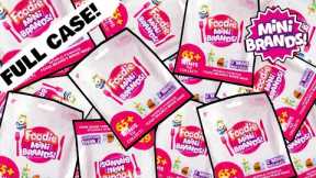 UNBOXING FULL CASE FOODIE MINI BRANDS FROM FIVE BELOW BLIND BAG OPENING!