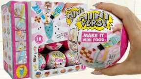 MINIVERSE MAKE IT MINI FOOD SERIES 1 | BETTER THAN MINI BRANDS!!! by MGA