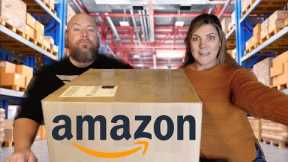We bought a BIG BROWN BEAUTIFUL Amazon ELECTRONICS Mystery Box