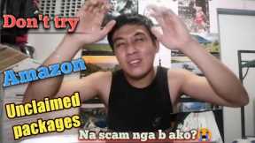 AMAZON unclaimed packages, Unboxing 1,599 pesos mystery box / na scam ata ako