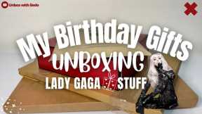UNBOXING MY BIRTHDAY GIFTS | LADY GAGA Stuff! Vlog🎈🎁❤️