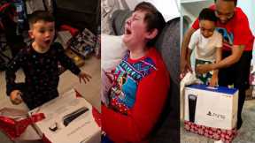 PS5 Surprise For Christmas Compilation 2021 | TOP 5 VIDEOS (THEY FREAKED OUT)