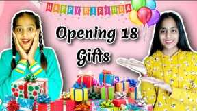 18 Gifts for her 18th BIRTHDAY/Gifts unboxing//Crazy Girls