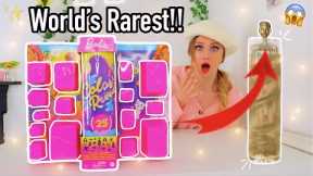 ASMR UNBOXING THE *WORLD'S RAREST* ✨GOLDEN✨ WATER REVEAL BARBIE!!😱👸⁉️ (25+ MYSTERY BOXES!!🫢🎁)