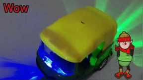 Blue Flashlights Auto Rickshaw | Tricycle | #autorickshaw #review #toys #unboxing #fun #shorts #gift