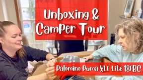 Unboxing and Camper Tour - Palomino Puma XLE Lite 18FBC