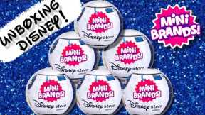 Unboxing Mini Brands DISNEY STORE Edition!! Zuru 5 Surprise Toy Blind Bag Opening!!
