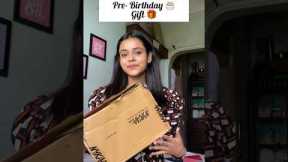 Pre-Birthday Gifts UNBOXING 🌸 | #ytshorts #shorts #ashortaday #minivlog #viral #nykaa