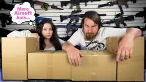 Unboxing FOUR Airsoft Mystery Boxes... ALL JUNK!