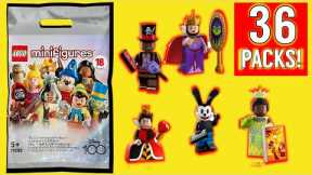 UNBOXING LEGO MINIFIGURES DISNEY 100 ANNIVERSARY BLIND BAGS!! 36 PACKS!!