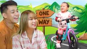 Baby Lakeisha Unboxing Her First Bike | 1 Year Old Baby