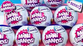 UNBOXING 9 BALLS OF MINI BRANDS SERIES 5!!