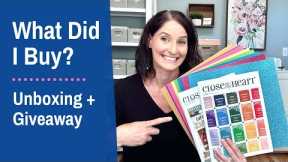 Unboxing Scrapbooking Products + Giveaway | CTMH Essentials & Sept-Oct 2023 Catalogs