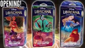 Disney Lorcana Card Game: Unboxing ALL Three Starter Decks!