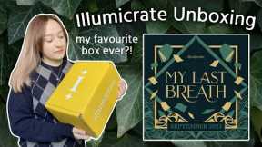Illumicrate Unboxing September 2023 🖤🕯☕️🍃 dark academia, my last breath, book subscription box ✨