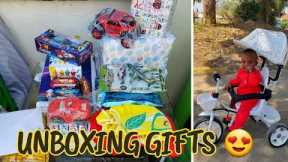 UNBOXING MY SON'S FIRST BIRTHDAY GIFTS 🎁