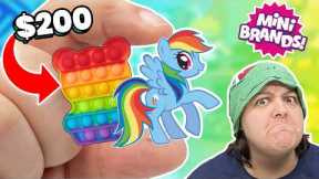I Unbox 100 MINI Mystery Boxes Challenge Mini Brands Toys Series 3