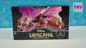 Disney Lorcana Rise Of The Floodborn Trading Card Game Booster Box Unboxing